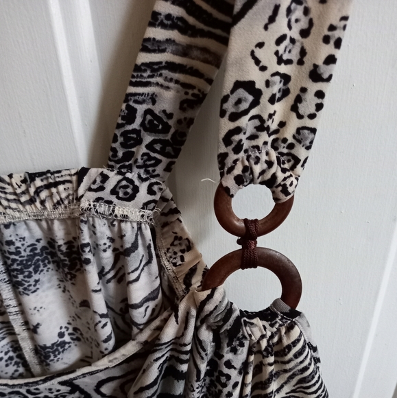 Flowy cheetah print top - Picture 4 of 5